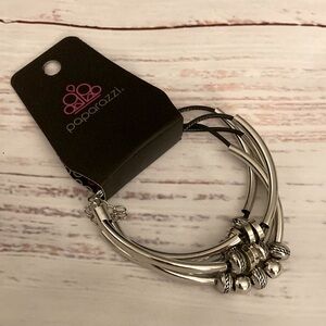 Black and Silver clasp bracelet